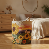 Flourishing Sunshine Laundry Basket