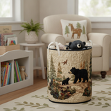 Rustic Bear Vibe Laundry Basket