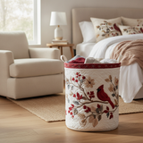 Crimson Leaves Laundry Basket
