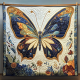 Amber Glow Butterfly Blanket