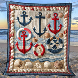 Anchor And Lifebuoy Blanket