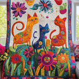 Artistic Feline Blanket