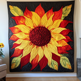 Artistic Sunflower Blanket