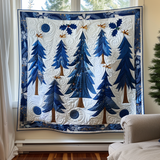 Artistic Christmas Tree Blanket