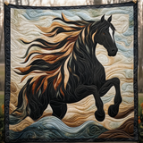 Artistic Mystical Steeds Blanket