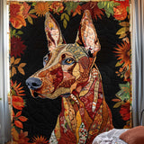 Autumn Doberman Bliss Blanket