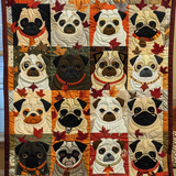 Autumn Pug Blanket