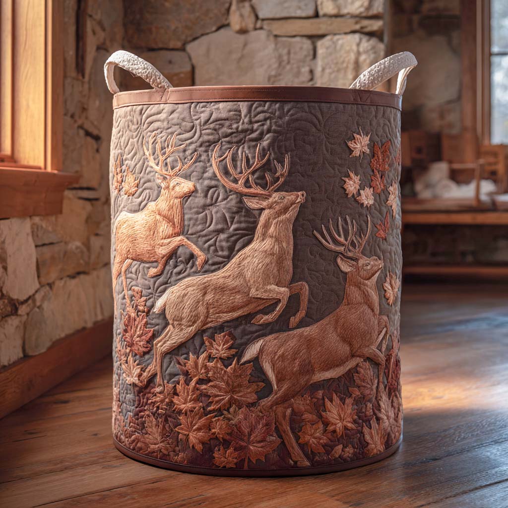 Deer Laundry Basket NCU0QN047