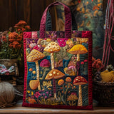 Autumn Cluster Mushrooms Tote Bag