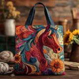 Autumn Ember Stallion Tote Bag