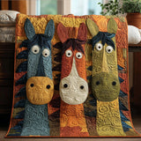 Autumn Mustang Blanket