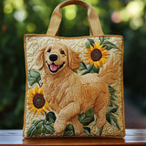 Luxurious Padded Gold Handbag