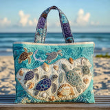 Artisan Turtle Embrace Tote Bag