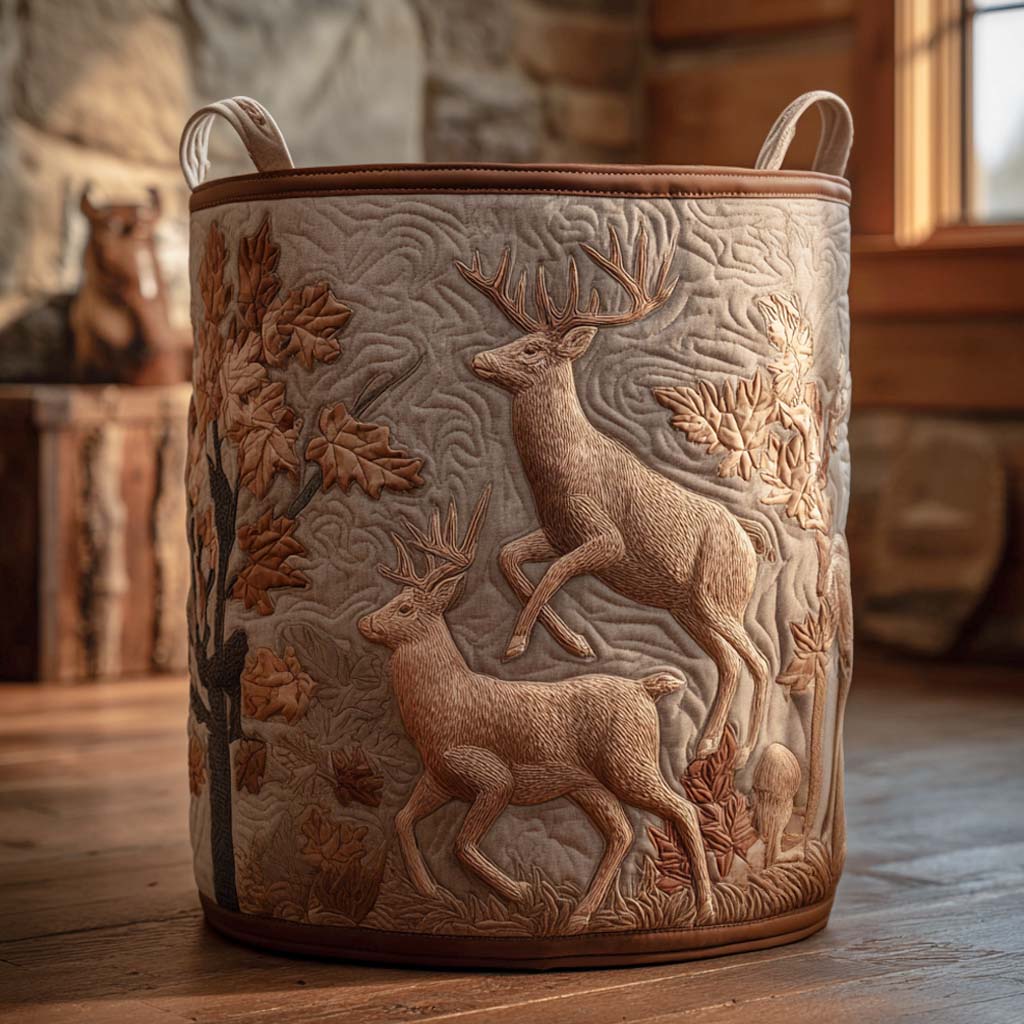Deer Laundry Basket NCU0QN047