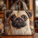 Classic Pug Portrait Tote Bag