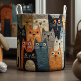 Colourful Crowd Laundry Basket