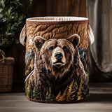 Forest Bear Stroll Laundry Basket