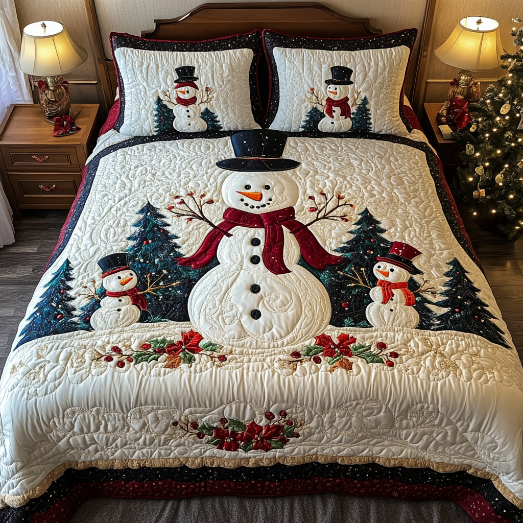 Christmas 3-Piece Bedding Set