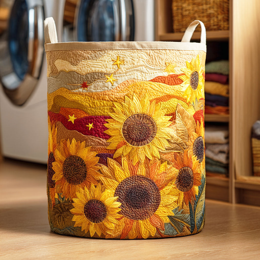Sunflower Laundry Basket NCU0QN042