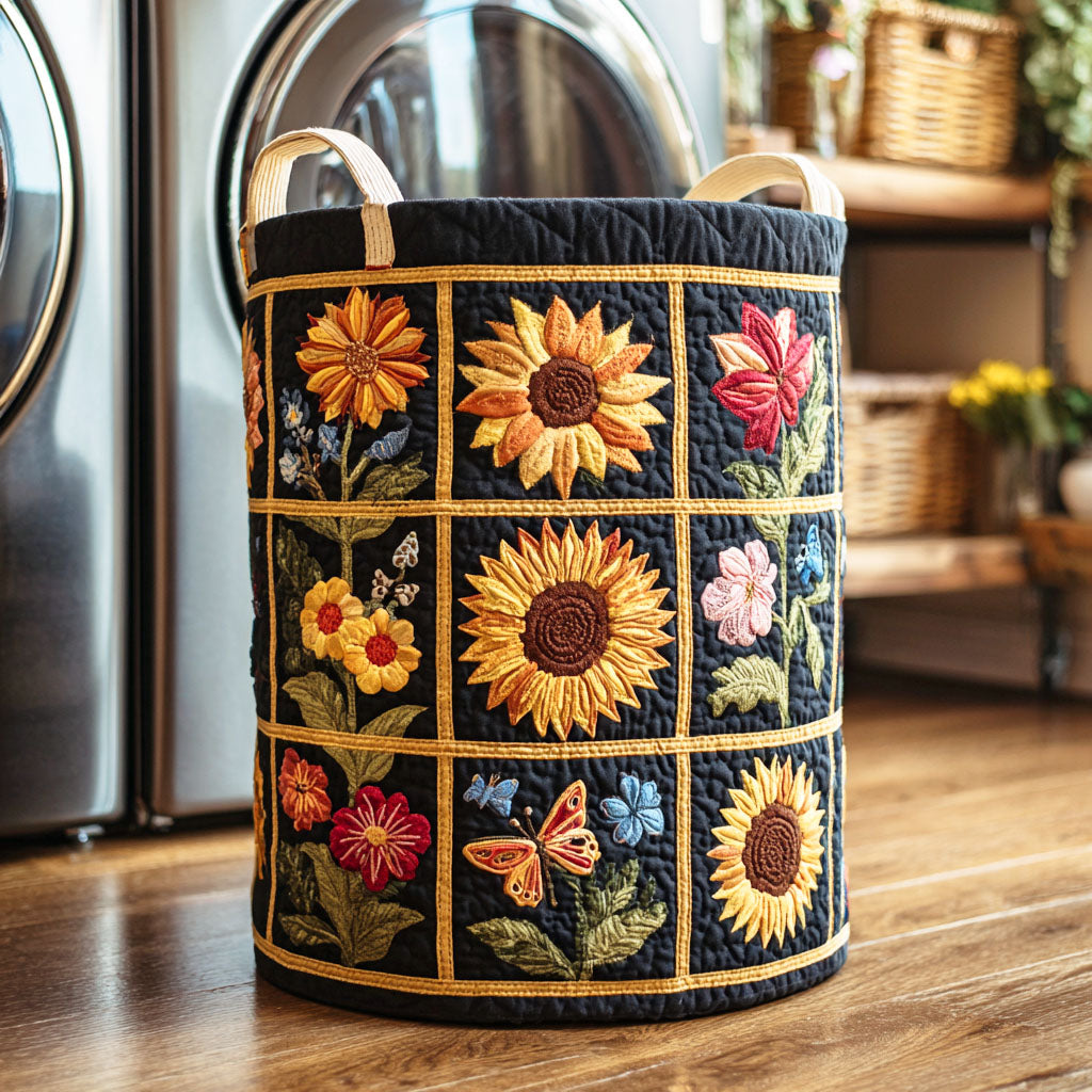 Sunflower Laundry Basket NCU0QN042