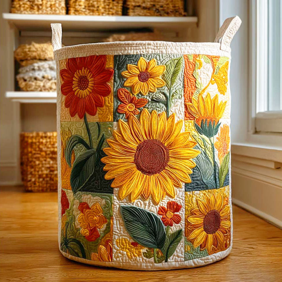 Sunflower Laundry Basket NCU0QN042
