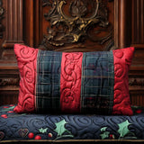 Padded Cushion Cover - Festive Heart