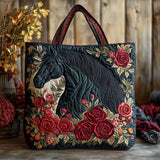 Nocturne Rose Elegance Tote Bag