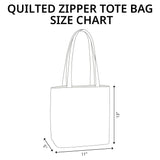 Cozy Paws Zipper Tote Bag