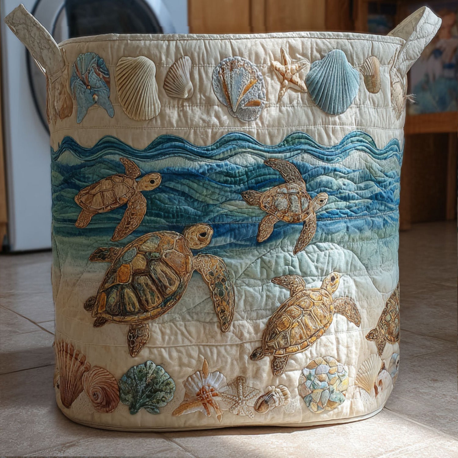 Turtle Laundry Basket