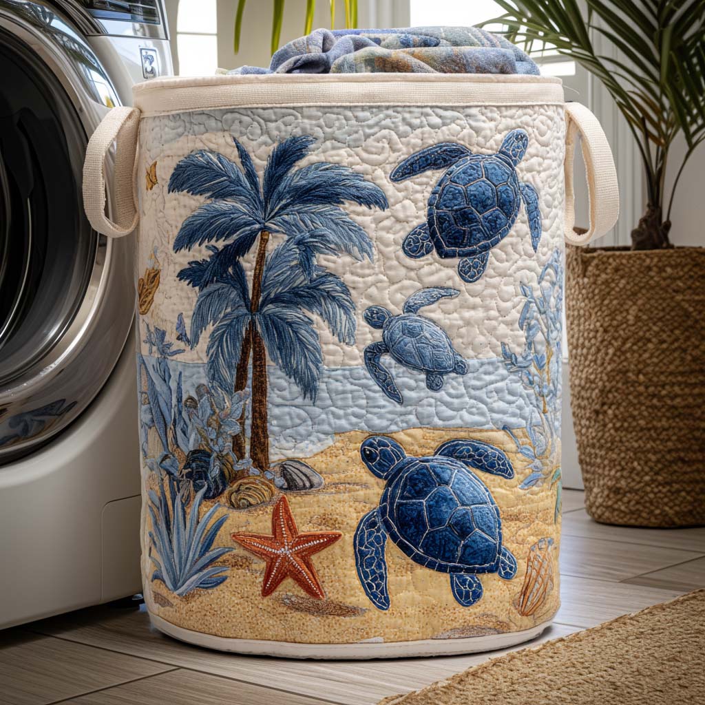 Sea Turtle Laundry Basket NCU0QN030