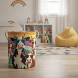 Cool Cow Laundry Basket