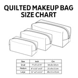 Joyful Flight Quilted Makeup Bag